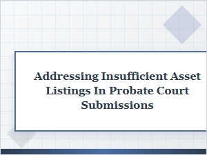 Solving Common Asset Listing Errors