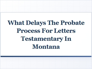 Montana Probate Delays and Expediting Tips